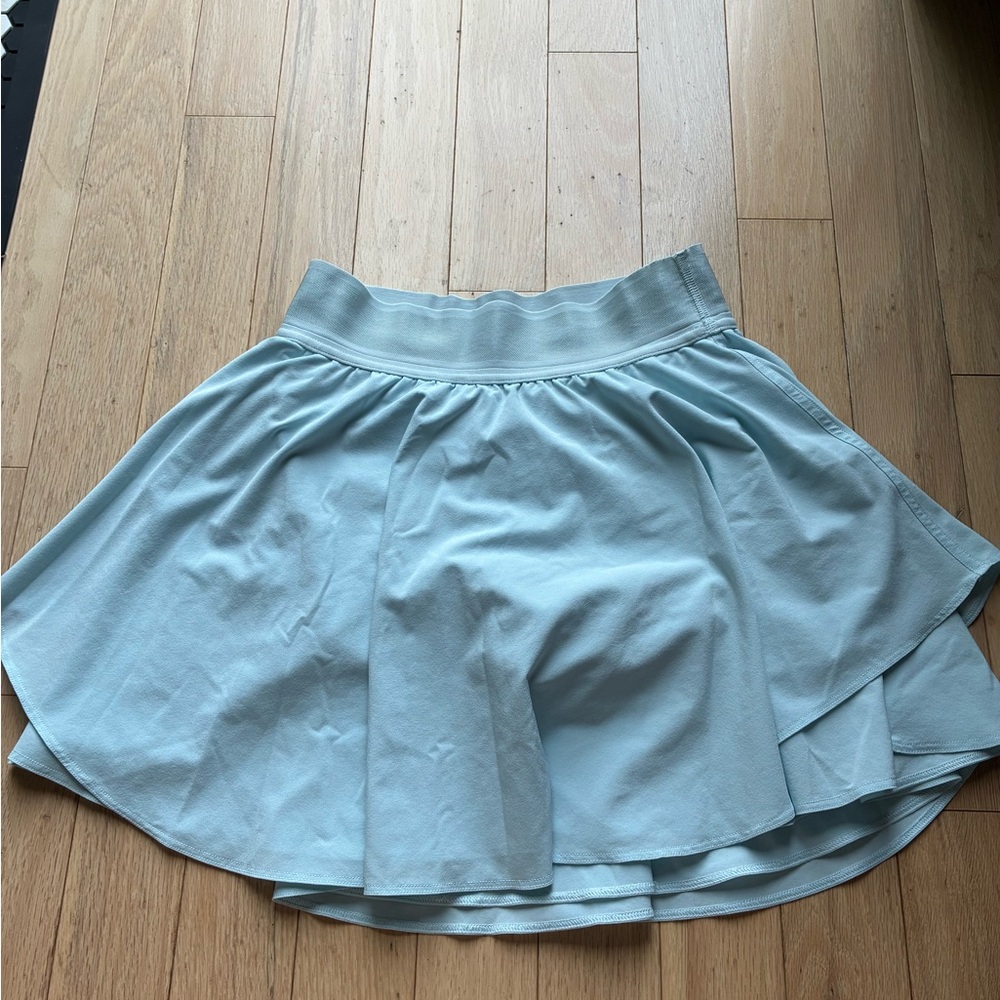 Lululemon Athletica Blue Skater Mini Skirt